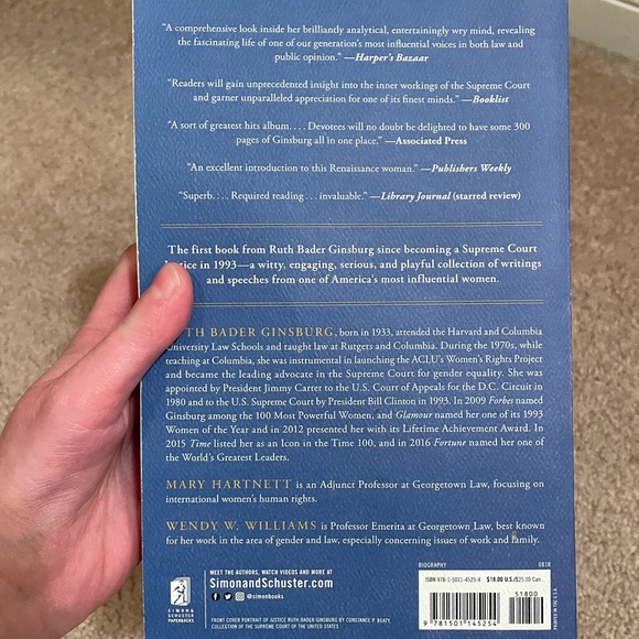 Book My Own Words by Ruth Bader Ginsburg - Picture 2 of 4